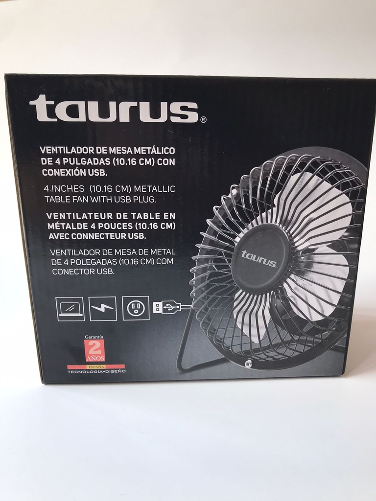 Ventilador de Escritorio Taurus Mini Fan 4 Pulgadas