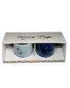 Set de 2 Tazas de Cerámica – Mensajes de Amor
