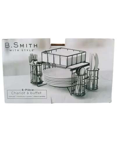 [00089] Organizador de platos y cubiertos 6 PC - B.Smith