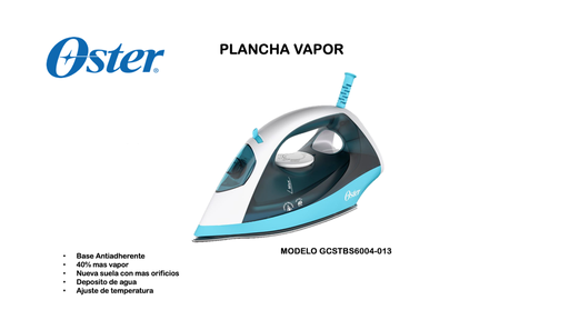 PLANCHA VAPOR OSTER MODELO GCSTBS6004-013