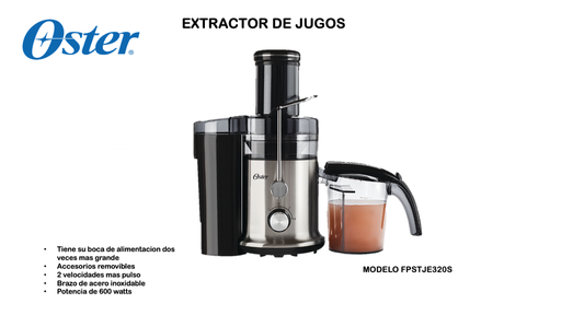 EXTRACTOR DE JUGOS MODELO FPSTJE320S