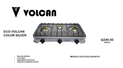 ECO-VOLCAN COLOR SILVER MODELO ECO-VOLCAN38127
