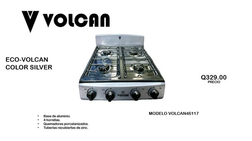 ECO-VOLCAN COLOR SILVER MODELO VOLCAN46117