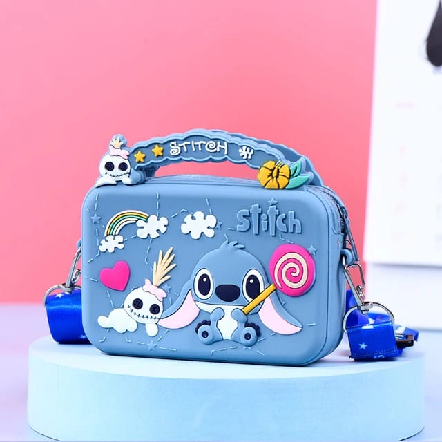 Bolsa de tela 'Stitch' - azul - Kiabi - 18.00€